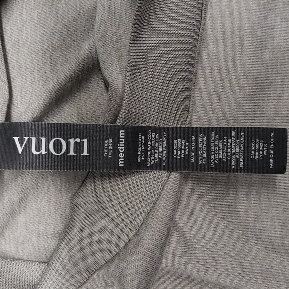 Vuori Women's Daydream Crew Eucalyptus Heather Grey Women's Size Medium - Picture 4 of 8